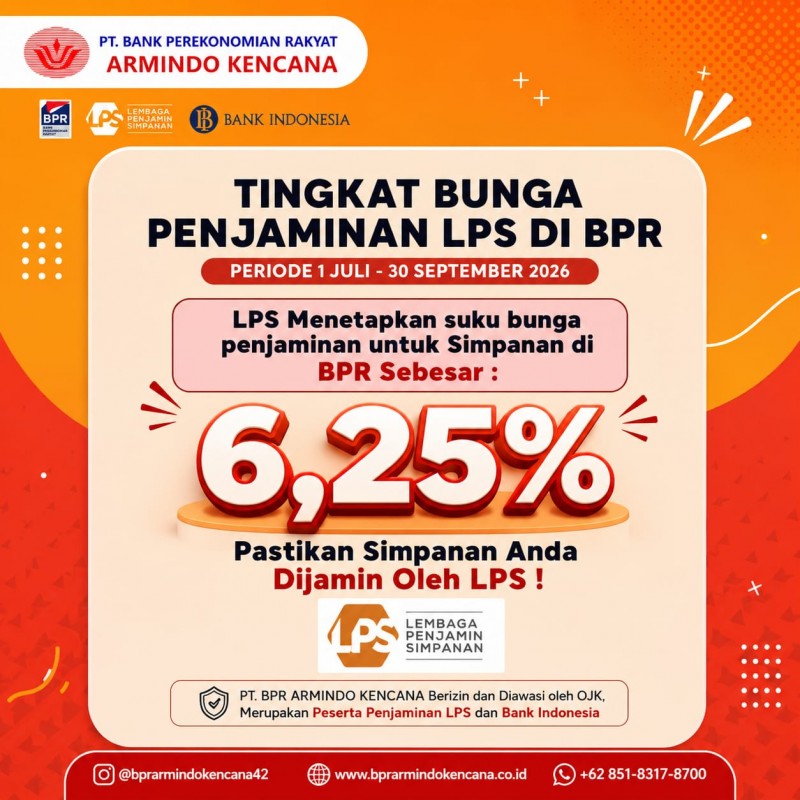 AYO MENABUNG DI BANK YANG DIJAMIN OLEH LPS!
